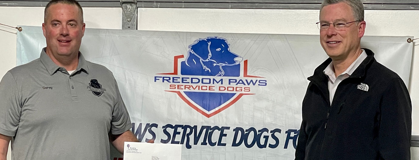 Freedom Paws check presentation 2021